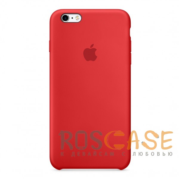Фотография Красный Чехол Silicone Case для iPhone 6 Plus / 6S Plus