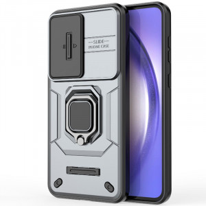Transformer Ring Holder | Противоударный чехол с кольцом и шторкой камеры  для Samsung Galaxy A56
