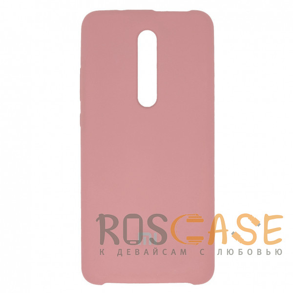 Фото Нежно-розовый Silicone Cover | Силиконовый чехол с микрофиброй для Xiaomi Mi 9T (Pro) / Redmi K20 (Pro)