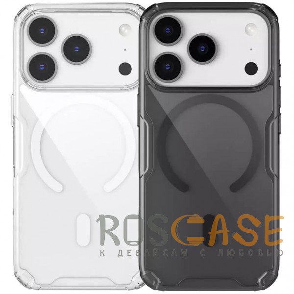 Фото Nillkin Nature PRO Magnetic | Прозрачный силиконовый чехол для магнитной зарядки для iPhone 17 Pro