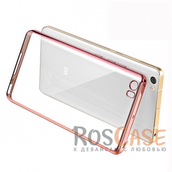 Изображение Розовый Силиконовый чехол для Xiaomi MI5 / MI5 Pro с глянцевой окантовкой