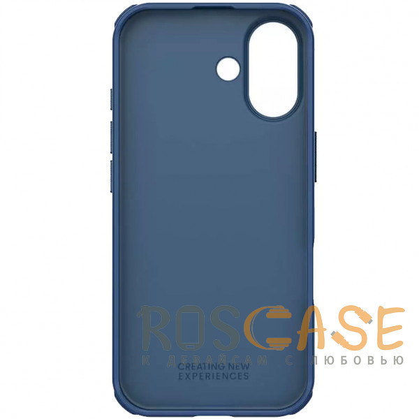 Фото Синий Nillkin Super Frosted Shield Pro | Матовый чехол из пластика и ТПУ для iPhone 17