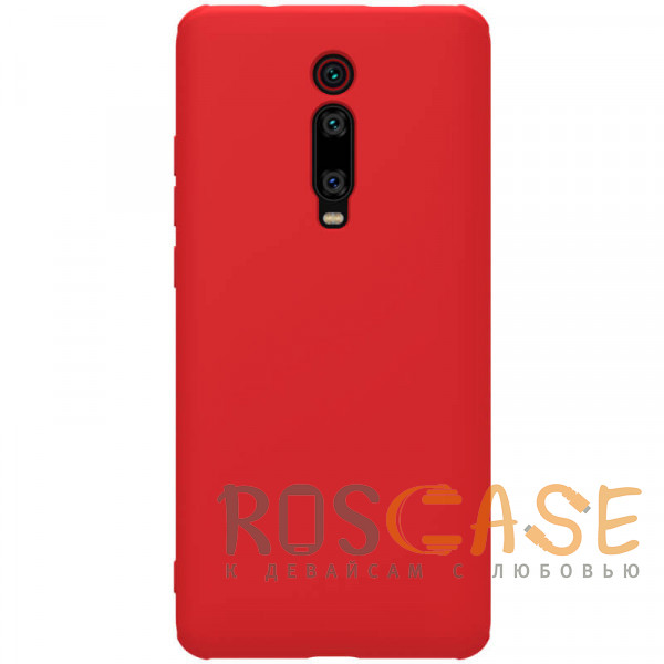 Фото Красный Nillkin Rubber Wrapped | Софт-тач TPU чехол с микрофиброй для Xiaomi Redmi K20 (Pro) / Mi9T (Pro)