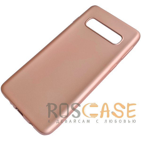 Фотография Розовый / Rose Gold J-Case THIN | Тонкий силиконовый чехол 0.5 мм для Samsung Galaxy S10