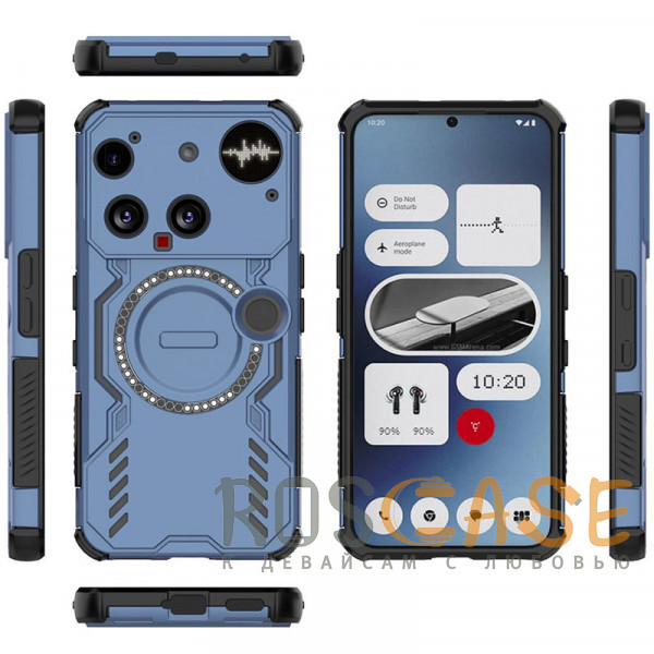 Фотография Синий Mirage MagSafe | Противоударный чехол с поддержкой MagSafe для Nothing Phone 3