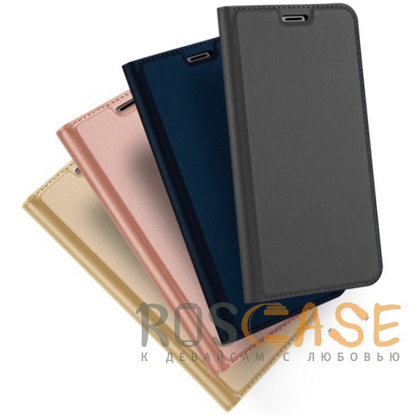 Фото Dux Ducis | Чехол-книжка для Xiaomi Redmi 5 Plus / Redmi Note 5 (Single Camera) подставкой и карманом для визиток