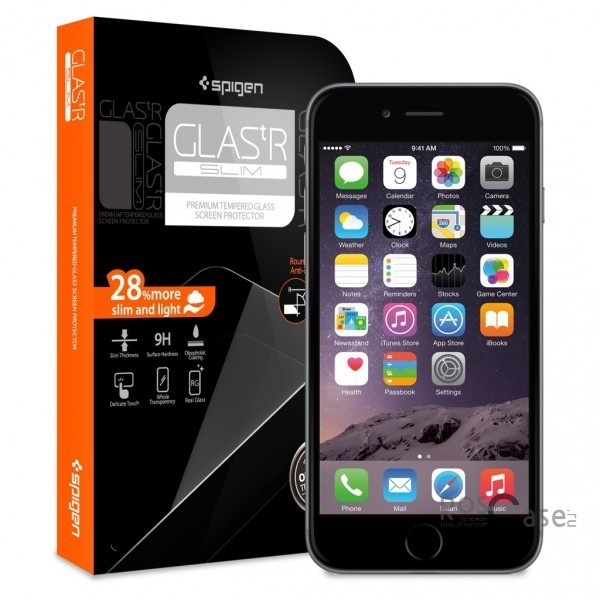 фото SGP Screen Protector GLAS.tR SLIM Tempered Glass Series для Apple iPhone 6/6s (4.7