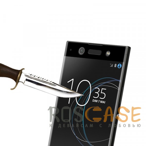 Изображение Черное Mocolo | 3D защитное стекло для  Sony Xperia XA1 / XA1 Dual на весь экран
