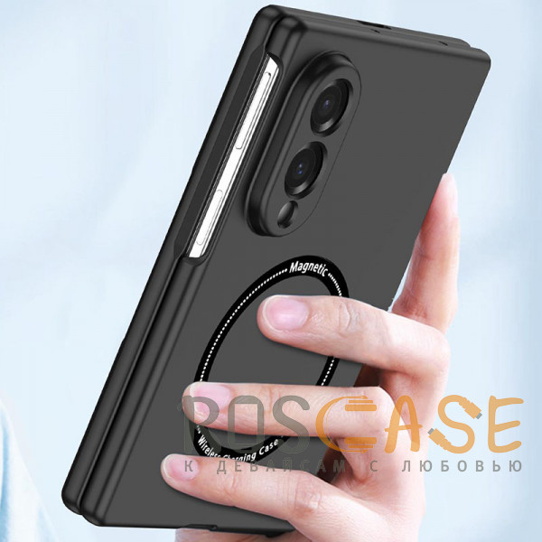 Фотография Черный Matte Shield | Тонкий матовый пластиковый чехол с поддержкой Magsafe для Samsung Galaxy Z Fold 8