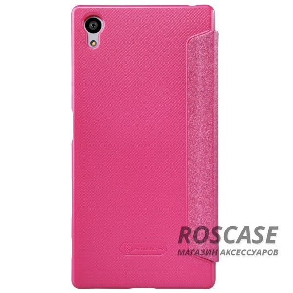 Изображение Розовый Nillkin Sparkle | Чехол-книжка для Sony Xperia Z5