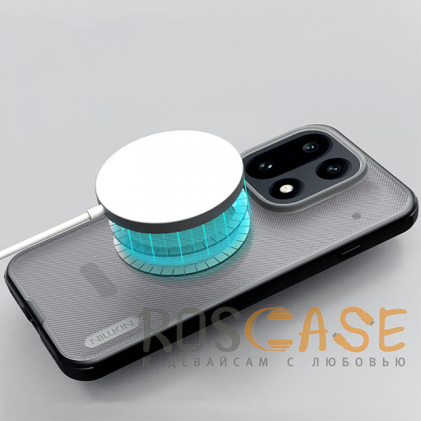Фотография Серый Nillkin Super Frosted Shield Magnetic | Пластиковый чехол с поддержкой Magsafe для OnePlus 15