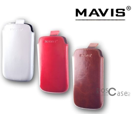 фото кожаный футляр Mavis Premium 103x61.5 для E405/E400/E435/E425