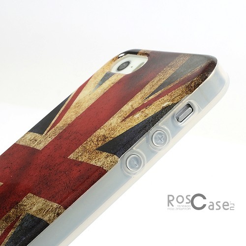 фото TPU чехол IMD Print "Флаг Великобритании" для Apple iPhone 5/5S/5SE