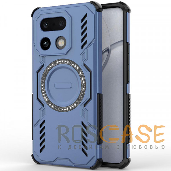 Фото Синий Mirage MagSafe | Противоударный чехол с поддержкой MagSafe для Realme 16 Pro Plus 5G