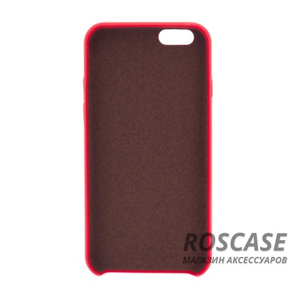 Фото Красный Ультратонкая кожаная PU накладка для Apple iPhone 6/6s (4.7")