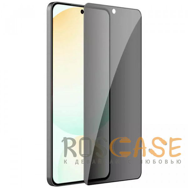 Фотография Черный Nillkin Privacy | Защитное стекло Антишпион с системой автонаклеивания для Samsung Galaxy S25 Edge