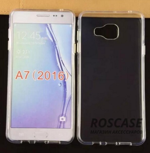 Фото Прозрачный Ультратонкий силиконовый чехол для Samsung A710F Galaxy A7 (2016)