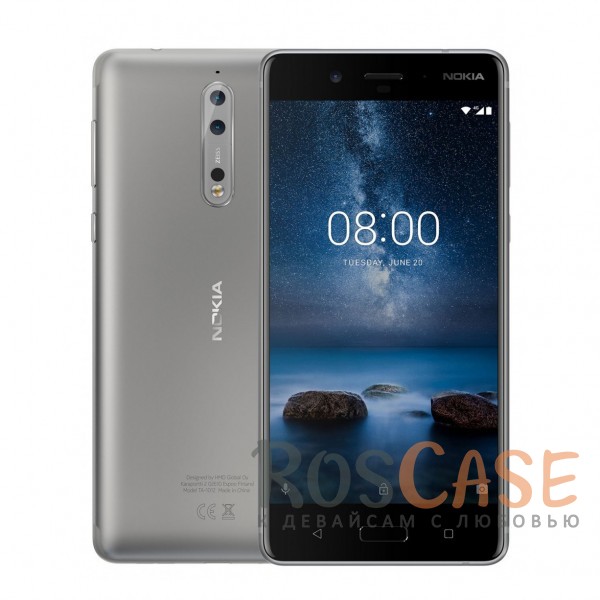 

Ультратонкий силиконовый чехол Ultrathin 0,33mm для Nokia 8 Dual SIM (Бесцветный (прозрачный))