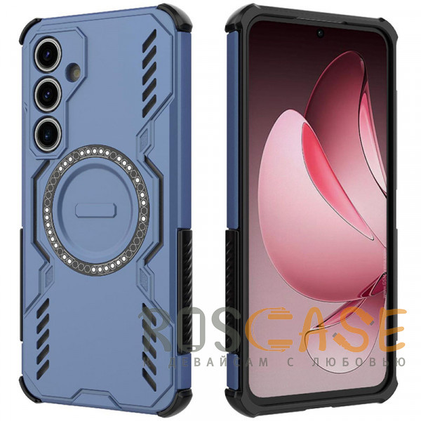 Фото Синий Mirage MagSafe | Противоударный чехол с поддержкой MagSafe для Samsung Galaxy S24 FE