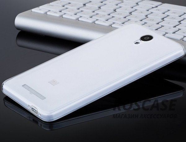 Фотография Бесцветный Msvii | Прозрачный силиконовый чехол для Xiaomi Redmi Note 2 / Redmi Note 2 Prime с заглушкой