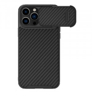 Nillkin Synthetic Fiber S | Чехол с карбоновой текстурой для iPhone 14 Pro Max с защитой камеры