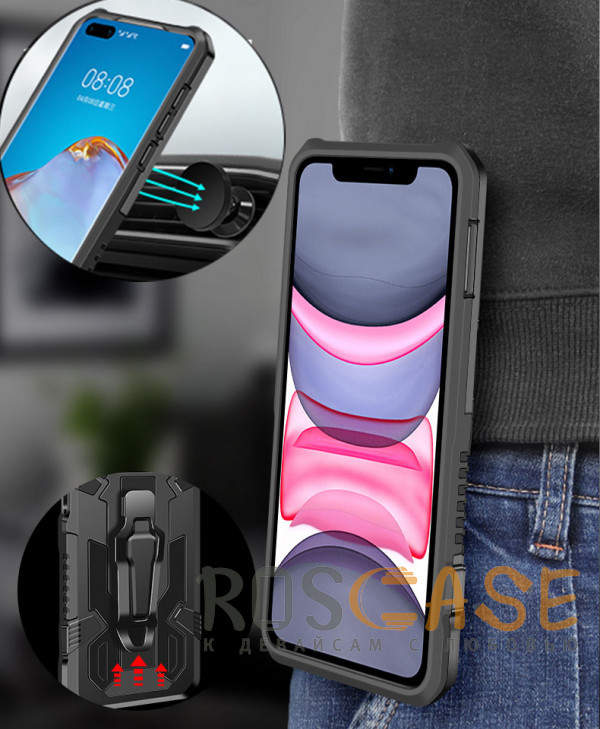 Изображение Коричневый i-Crystal | Противоударный чехол с креплением на пояс и подставкой для Samsung Galaxy A51