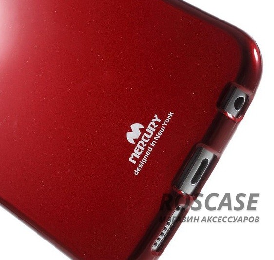 Фотография Красный Mercury Jelly Pearl Color | Яркий силиконовый чехол для для Samsung Galaxy S6 G920F/G920D Duos