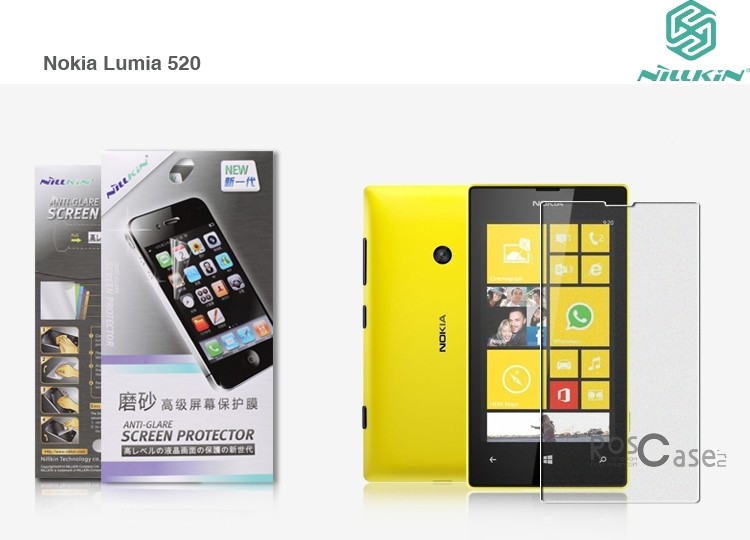 фото защитная пленка Nillkin для Nokia Lumia 520/525