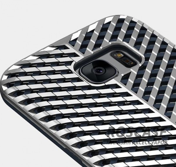 Фото Серебряный STIL Kaiser | Чехол для Samsung G935F Galaxy S7 Edge с объемным дизайном