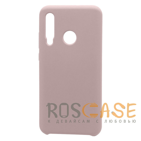 Фото Розовый песок Silicone Cover | Силиконовый чехол с микрофиброй для Huawei Honor 20i / 10i (без лого)