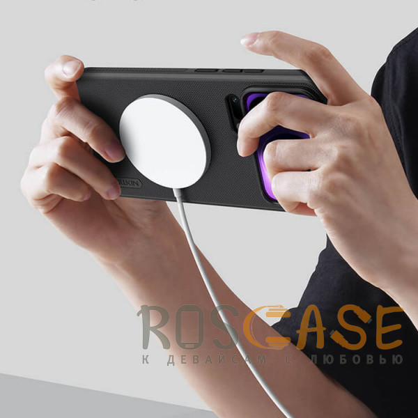 Фотография Черный Nillkin Super Frosted Shield Magnetic | Пластиковый чехол с поддержкой Magsafe для Xiaomi Mi 17 Pro Max