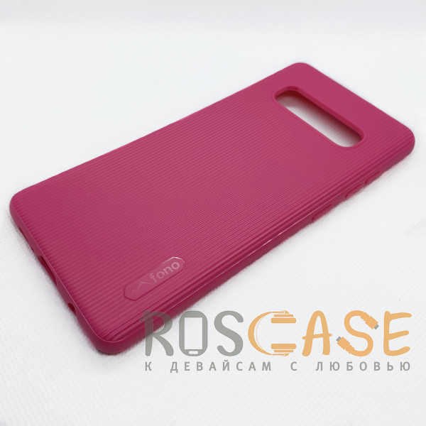 Изображение Розовый Силиконовая накладка Fono для Samsung Galaxy S10+