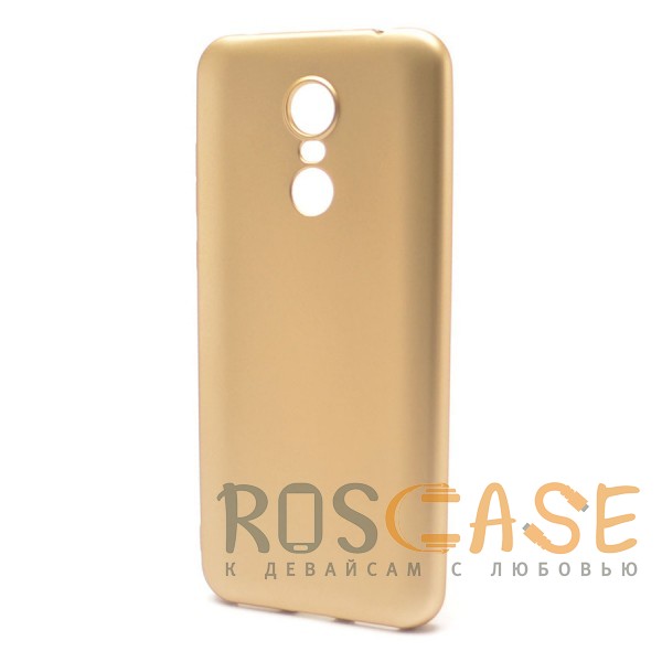 Фото Золотой J-Case THIN | Гибкий силиконовый чехол для Xiaomi Redmi 5 Plus / Redmi Note 5 (Single Camera)