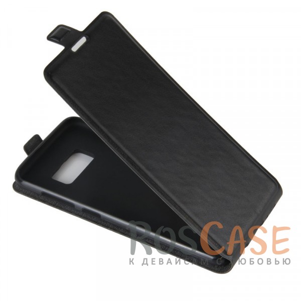 Фотография Черный Флип-чехол с функцией подставки на гибкой силиконовой основе для Samsung G950 Galaxy S8