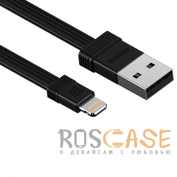 Фотография Черный Remax RC-062i | Дата кабель USB to Lightning (2 кабеля 100см + 16см)
