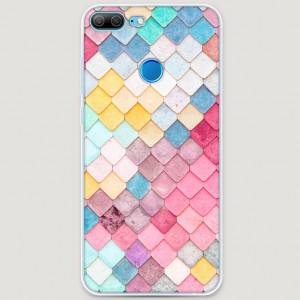 RosCase | Силиконовый чехол Нежные ромбики на Huawei Honor 9 Lite