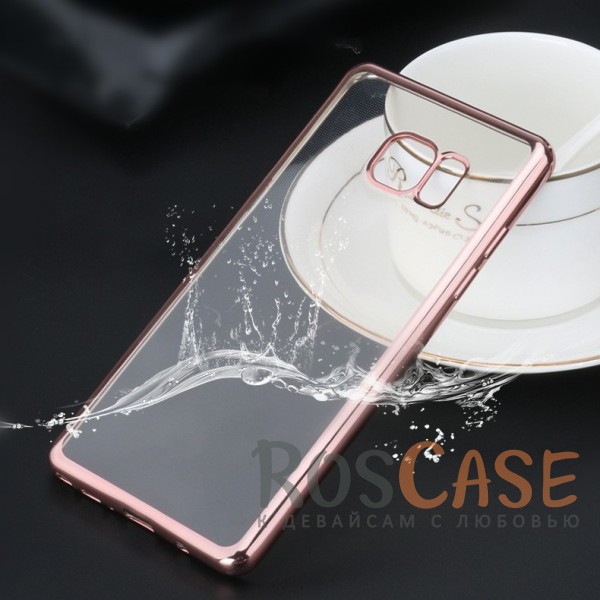 Фотография Розовый Силиконовый чехол для Samsung N935 Galaxy Note Fan Edition с глянцевой окантовкой