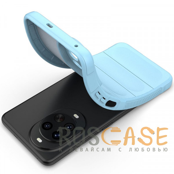 Фотография Голубой Flex Silicone | Противоударaный чехол для Huawei Nova 14 Pro с защитой камеры и микрофиброй