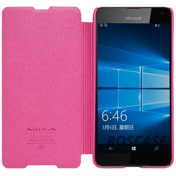 Фотография Розовый Nillkin Sparkle | Чехол-книжка для Microsoft Lumia 650