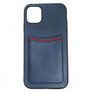 ILEVEL | Чехол с кожаным покрытием и карманом  для iPhone 11 Pro Max
