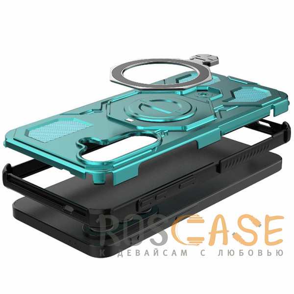 Фотография Голубой Magnus | Противоударный чехол с Magsafe для Samsung Galaxy A57