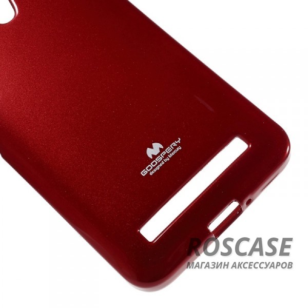 Фотография Красный Mercury Jelly Pearl Color | Яркий силиконовый чехол для для Asus ZenFone Go (ZC500TG)