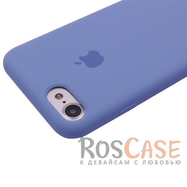 Изображение Голубой / Baby Blue Оригинальный силиконовый чехол для Apple iPhone 7 (4.7") (реплика)
