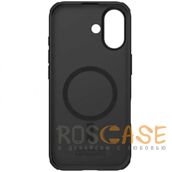 Фото Черный Nillkin Super Frosted Shield Magnetic | Пластиковый чехол с поддержкой магнитной зарядки Magsafe для iPhone 17