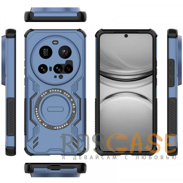 Фотография Синий Mirage MagSafe | Противоударный чехол с поддержкой MagSafe для Xiaomi Mi 15 Ultra