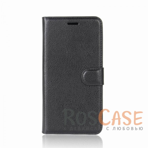 Фото Черный Wallet | Кожаный чехол-кошелек с внутренними карманами для Asus Zenfone 4 Max (ZC554KL)