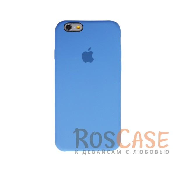 Фото Синий / Blue Оригинальный силиконовый чехол для Apple iPhone 6/6s (4.7") (реплика)