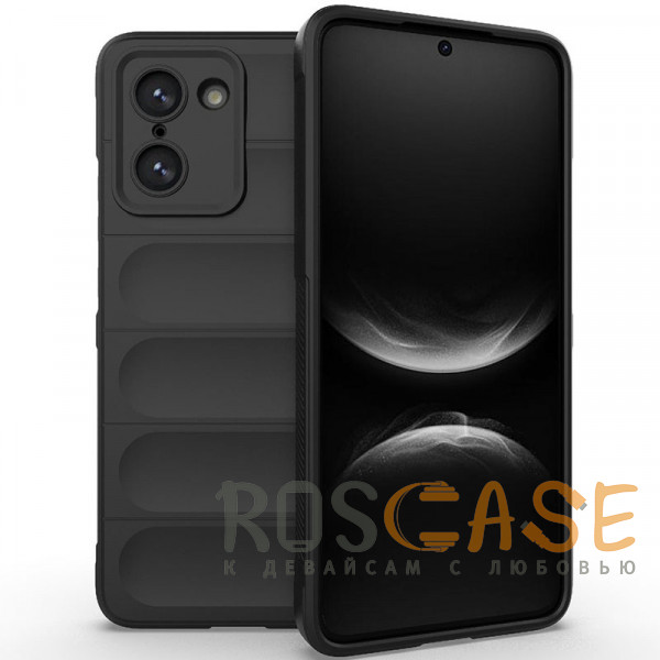 Фото Черный Flex Silicone | Противоударный чехол для OnePlus Nord CE 5 5G / CE5 с защитой камеры и микрофиброй