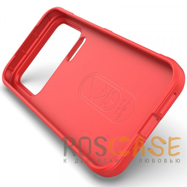 Изображение Красный Flex Silicone | Противоударный чехол для Xiaomi Mi 17 Pro Max с защитой камеры и микрофиброй