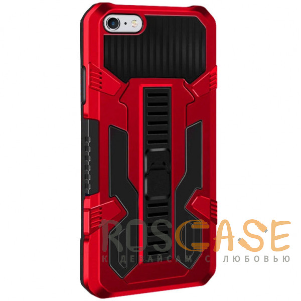 Фото Красный Ironhide | Противоударный чехол-подставка для iPhone 7, 8, SE (2020, 2022)